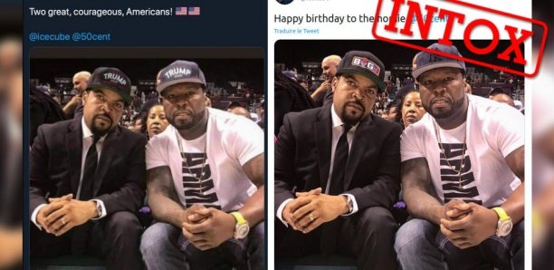 Ice Cube et 50 cent soutenant Donald Trump, l’intox tweetée par Eric Trump