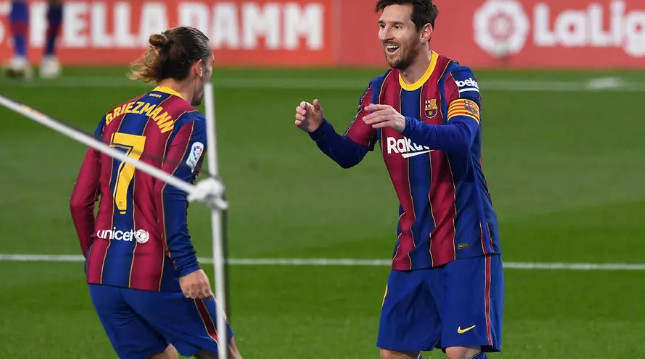 Espagne: Messi fait briller Griezmann et le Barça se reprend