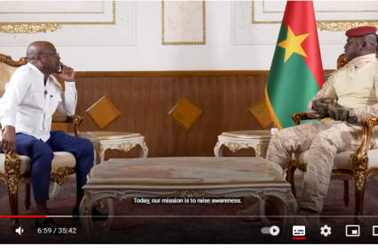 Capitaine Ibrahim Traoré: « Plus jamais la CEDEAO. Non c’est fini »